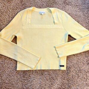 Calvin Klein Jeans Lightweight Square Neckline Sweater D5